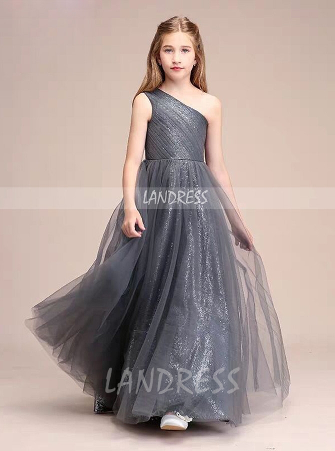 Grey bridesmaid dresses store kids