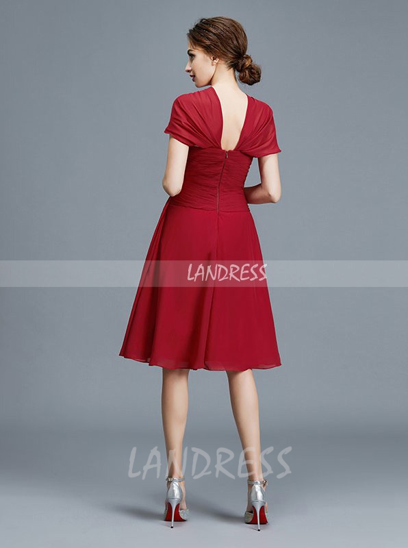 Dark red mother on sale of the bride dresses