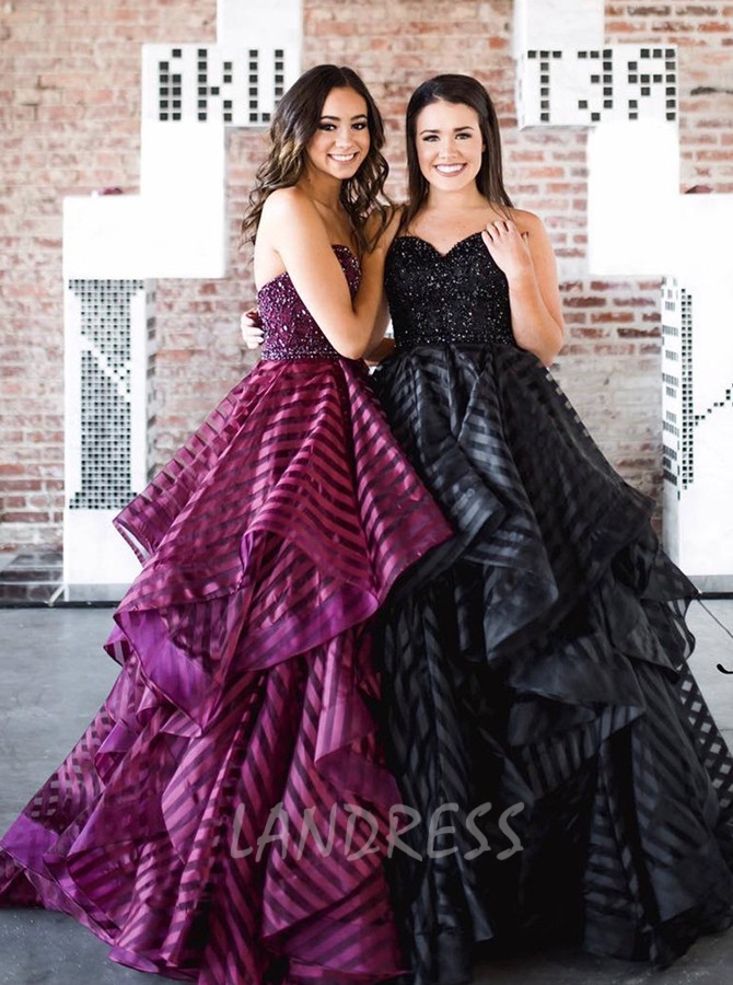 Organza on sale prom dress