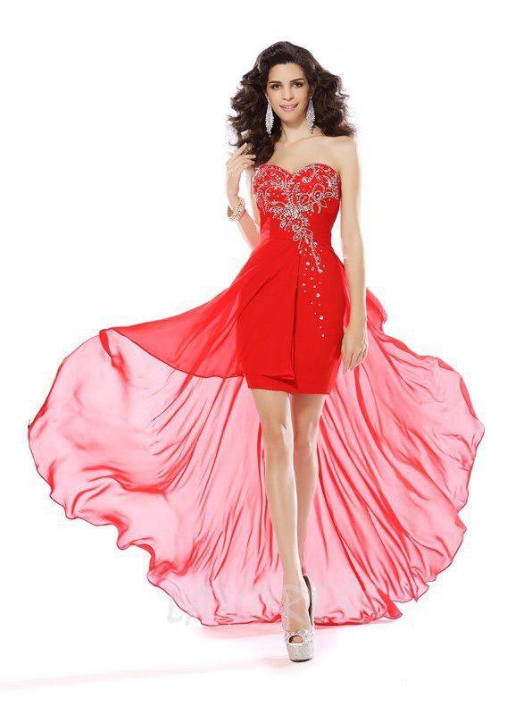 Short high low hot sale prom dresses