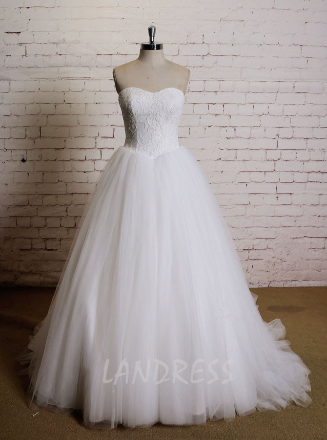 Simple ball gown wedding on sale dress