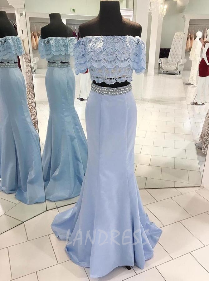 Two piece hot sale mermaid dress