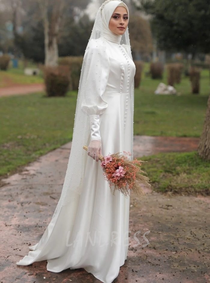 Hijab wedding 2024 dress photo